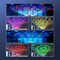 3-Pack Sound Activated Party Lights with Remote Control Dj Lighting, Disco Ball Light Projected Effect Dancing Lights, Strobe Lamp for Parties Supplies Birthday Christmas Bar KTV Decorations